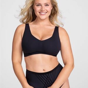 NWT Honeylove V-Neck Liftwear Bra in Vamp - Medium